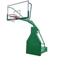 Système de basket-ball pliable pour activités sportives, avec roues faciles à déplacer
