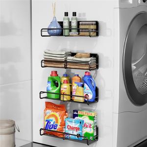 Estante Magnético Moderno de Hierro para Refrigerador, Tipo Vertical, Instalación Gratuita, Estante para Condimentos y Aperitivos de Cocina - Product Image 3