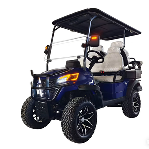 Voiture de golf de haute qualité à énergie nouvelle avec pneus tout-terrain, longue durée de vie, voiture de golf électrique - Product Image 1