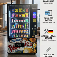 Distributeur automatique réfrigéré à écran étroit de 10 pouces, prix de gros, avec service après-vente sans souci, Allemagne