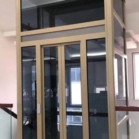 Ascensori Residenziali per 2 3 4 5 Piani, Ascensore Panoramico per Interni ed Esterni, Piccolo Elevatore per Casa e Villa, Capacità 400kg