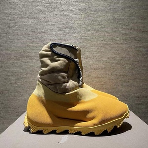 Nueva moda hombres diseñador nieve hombres amarillo Tan Knit <span class=keywords><strong>RNR</strong></span> BT azufre tamaño 9 Runner Boot - Product Image 3