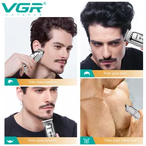 VGR V-071 New Rechargeable Cordless Beard Trimmer And Hair Clipper Professional Electric Hair Trimmer For Men