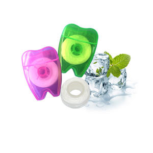 Promosyon hediye diş ipi diş ipi anahtarlık mumlu nane şekilli ipi - Product Image 1