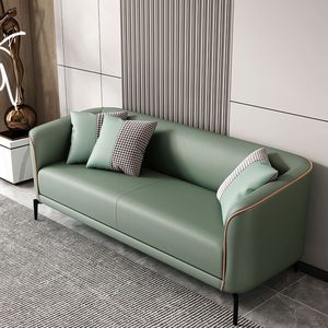 Canapé deux places de style italien avec rembourrage en éponge pour <span class=keywords><strong>chambre</strong></span> à coucher, petit appartement, salon, salon de coiffure <span class=keywords><strong>et</strong></span> salle d'attente (à louer) - Product Image 2
