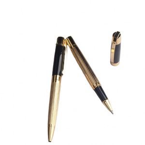 High Quality Luxury Premium Rotary Ballpoint <b>Pen</b> Plated in Gold Metal 1.0mm Novelty Promotional Gift Custom Logo Business Gift - Product Image 3