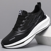 Chaussures de sport pour hommes, populaires, en maille respirante, chaussures blanches d'été avec amorti