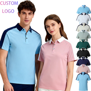 T-shirt de rugby 210 GSM, résistant à l'huile et à l'eau, 55% soie, 45% polyester, logo personnalisé, uniforme de travail, polos unisexes - Product Image 1