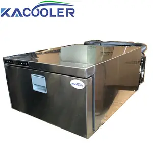 最佳销售冰箱多应用冰柜蓝牙 KACOOLER 冰箱直流压缩机 12V 24V 汽车船用抽屉冰箱