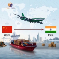 Services de transit de fret Chine-Inde via DHL, UPS, FedEx avec conditions DDU/DAP/DDP, expédition express aérienne et stockage