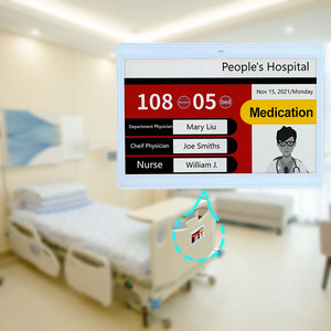 Electronic Ink Patient Hospital <b>Bed</b>, Display Vital Info & Qr Code Securely Medical <b>Easy</b> Remote Content Management Via Cloud - Product Image 1