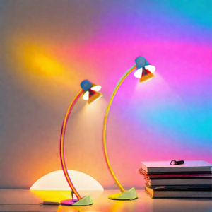 Nuevo estilo, venta al por mayor, lámpara de mesa de uñas, lámpara de mesa de cristal nórdica moderna LED con lámpara de mesa de cristal LED - Product Image 2