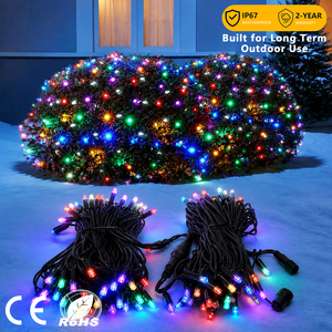 Customize IP65 LED Net Mesh Christmas <b>Lights</b> Multi Color Outdoor Garden Bush Pathway Rain Snow Festive Holiday Party Decoration - Product Image 1