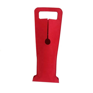 Sac de rangement pour vin en feutre polyester/laine personnalisé avec logo, 23x18x26cm, forme carrée/ronde, pour usage quotidien/festif - Product Image 4