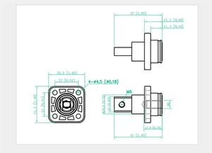 Năng lượng lưu trữ pin thiết bị đầu cuối bu lông 200A thông qua-Tường kết nối - Product Image 6