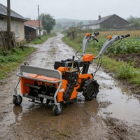 Nouvelle machine de travail du sol agricole 12HP 190F à moteur essence, démarrage manuel, conception à bobine rotative, utilisation poussée ou sur pied, fabriquée en Chine, haute performance