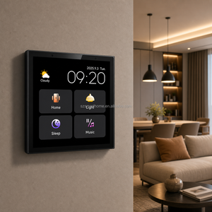 <span class=keywords><strong>Tuya</strong></span> 4 pouces panneau de commande pour maison intelligente musique multifonctionnelle WiFi IPS application d'affichage système tactile intelligent Kits de maison intelligente - Product Image 3
