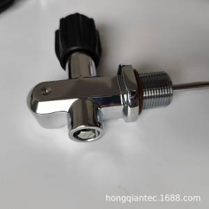 Bouteille de plongée haute pression en laiton plaqué 8L, tête de valve 3/4NPSM, réservoir de plongée pour la plongée sous-marine, en aluminium - Product Image 5