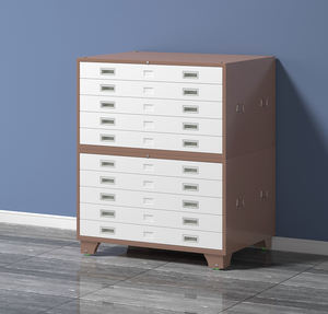 Drawing Cabinet for A0 Heavy Duty Traditional Style A0 9 Drawer <strong>Plan</strong> <strong>Chest</strong> - Product Image 1