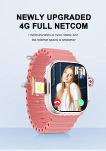 Montre connectée 4G HiCyber B31 avec écran tactile TFT carré, caméra HD, étanche IP67, bracelet en silicone, suivi de la musique et du sommeil - Product Image 6