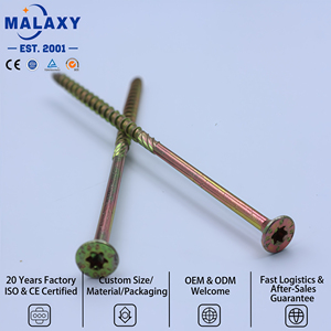 สกรูเกลียวปล่อยหัวจมสองชั้น สแตนเลส 316 มาตรฐาน ROHS ยี่ห้อ Malaxy สำหรับยึดแผ่นไม้ เกรดสำหรับงานทางทะเล - Product Image 3