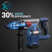 Marteau perforateur rotatif sans fil industriel 21V SDS-Plus, briseur de béton robuste 800W, outil électrique DIY avec coffret CE RoHS