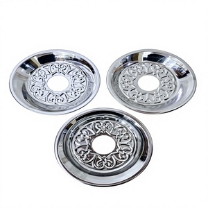 ถาดถ่านบารากุลายพรีเมียมสีเงิน - Product Image 3