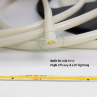 Bande LED COB haute tension sans pilote 110V/220V/230V pour extérieur, 100 mètres, sans points visibles, 3000K 4000K 6500K
