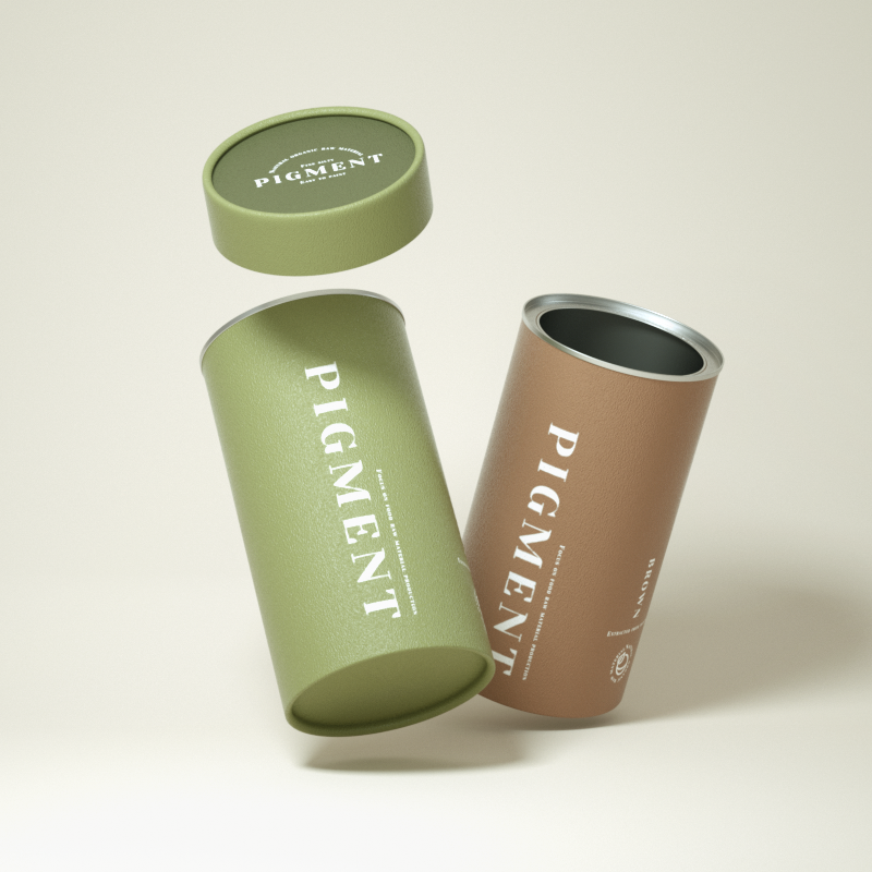 Collagen Powder Jar Bottle Paper Packaging