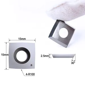 KINCNC 30*12*2.5mm 35 ° prix d'usine outils de coupe du <span class=keywords><strong>bois</strong></span> carbure de tungstène couteaux réversibles insérer <span class=keywords><strong>pour</strong></span> tête de coupe en spirale - Product Image 1