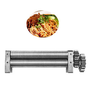 Cortador de fideos planos de acero inoxidable de <span class=keywords><strong>2</strong></span>/6mm a <span class=keywords><strong>3</strong></span>/9mm Cortador de fideos redondos de 1,5mm a 3mm Máquina de pasta Ramen a precio - Product Image 1