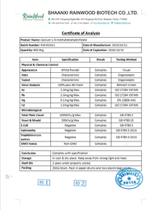 L-5-methyltetrahydrofolate canxi 99% năng lượng hỗ trợ nhận thức, hoạt động Axit Folic Methyl folate bổ sung - Product Image 2