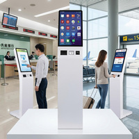Module de scanner de terminal de point de vente, écran LCD 21,5 pouces, tactile 10 points, QR/NFC, kiosque de commande et de paiement en libre-service pour la restauration et les aires de restauration