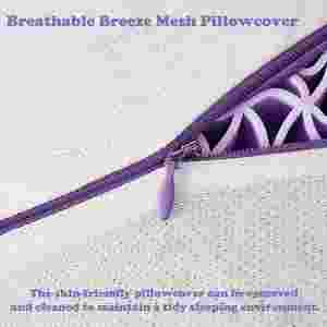 100% Elastic Grid Ergonomic Supportive Neck Pillow for Hot Sleepers with Breathable Pillow Hand Washable - Product Image 4