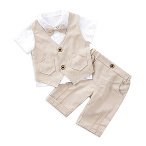 Conjunto de Ropa de Verano para Niños, Estilo 2022, Traje de Caballero de Manga Corta para Niños - Product Image 5