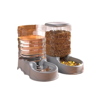 Comedero automático para gatos y perros, diseño de salida ancha para almacenamiento y alimentación de alimentos secos - Product Image 2