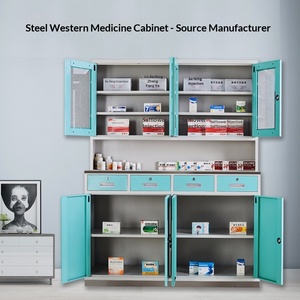 Mueble <span class=keywords><strong>de</strong></span> Medicina Occidental para Clínica, Mueble Médico para <span class=keywords><strong>Consultorio</strong></span>, Mueble <span class=keywords><strong>de</strong></span> Acero Inoxidable para Hospital, Estilo Chino Nuevo Comercial - Product Image 3