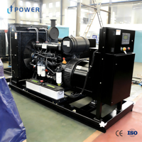 Générateur diesel triphasé 600 kVA à châssis ouvert, refroidi par eau, avec ATS, démarrage à distance, 50 Hz, 1800 tr/min, alimentation durable pour chantier de construction