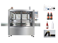 Machine de remplissage automatique de jus et de boissons à haute productivité à 2 têtes |   Verre |   Compatible avec le gel/la poudre |   Système de scellement quantitatif