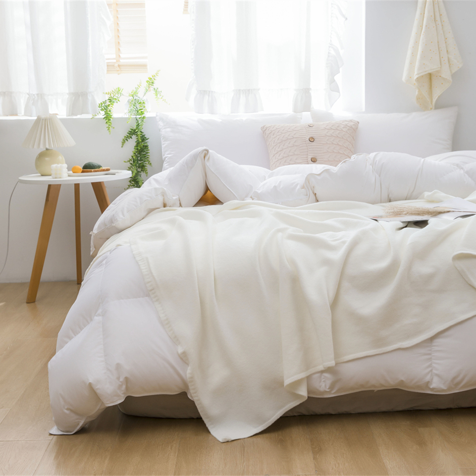 Однотонное белое одеяло, вязаное одеяло, высокое качество, современный стиль, топ, модное специальное предложение, роскошное диванное одеяло