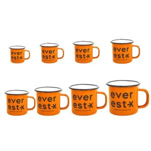Mug de camping en métal émaillé vintage rétro écologique pour l'extérieur, avec logo personnalisé, couleur, épaisseur et capacité, NOUVELLE ARRIVÉE - Product Image 1