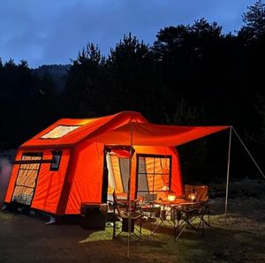 Tente de camping gonflable <span class=keywords><strong>WAKE</strong></span> imperméable en Oxford pour l'extérieur, pour 8 à 10 personnes, utilisation quatre saisons, ouverture automatique rapide - Product Image 5