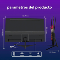 Fábrica mayorista 27" monitor LCD 240Hz 1ms respuesta HDR IPS pantalla 4K curvado gaming