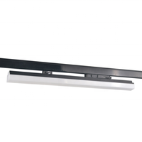 Lampu Sorot Linear LED Modern Hitam Aluminium RONSE Commercial 30W Anti-Silau CRI80/90 Dapat Diredupkan dengan Sudut Sinar 110° untuk Toko