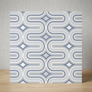 Azulejos de Cerámica para Piso 30x30cm, Mármol de Cuerpo Completo, Azulejos de Porcelana Pulidos y Esmaltados con Diseño 3D Digital para Interiores - Product Image 4