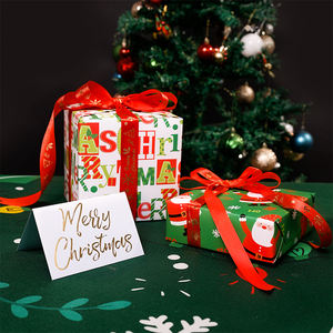 2024 Disposable Coated Silicone Art <b>Paper</b> <b>Christmas</b> Gift <b>Wrapping</b> Roll 43x300cm - Product Image 6