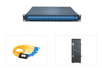 Répartiteur PLC à montage en rack 1U Répartiteur fibre optique 1*32 SC/UPC avec connecteur LC utilisé pour les réseaux extérieurs FTTH 4G 3G