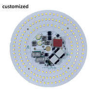 Garantie 3 ans, module LED UFO High Bay AC 100W 169LM/W, PF élevé >0.97, sans scintillement, large plage de tension 100-265V, 5000K, CRI>80, DOB