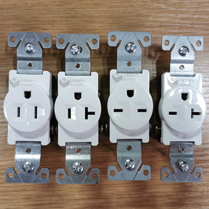 UL LIST 20a 250v <strong>Single</strong> Receptacles Wall <strong>Socket</strong> for Home in USA - Product Image 6