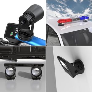 Magnetpro Aimants caoutchoutés puissants Base de montage magnétique antidérapante pour bandes lumineuses et miroirs supplémentaires pour une utilisation en extérieur - Product Image 4